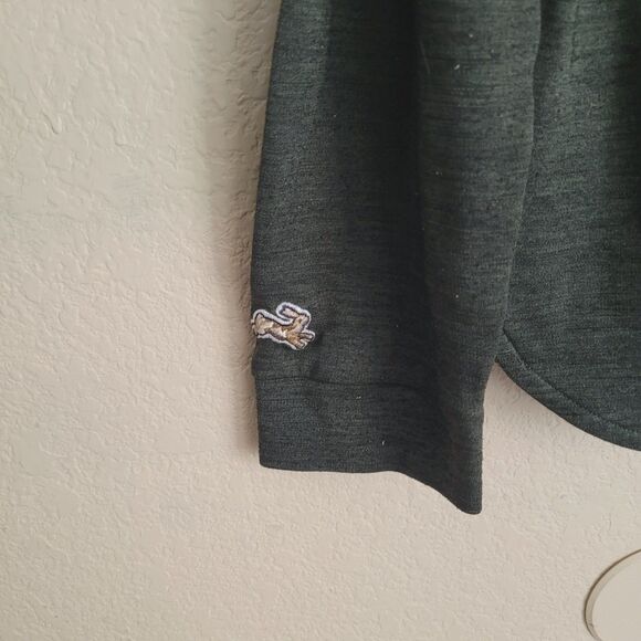 Tracksmith Off Roads Crew Shirt Mens Xlarge Olive Merino Long Sleeve Running - Picture 7 of 8